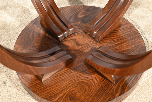Rosewood pedestal table, Art Deco - 1940