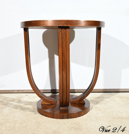 Rosewood pedestal table, Art Deco - 1940