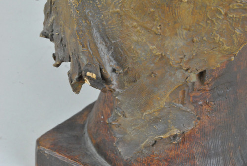 Stellmacher, Busto in Terracotta, Arabo, XIX Secolo