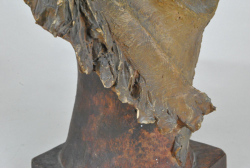 Stellmacher, Busto in Terracotta, Arabo, XIX Secolo