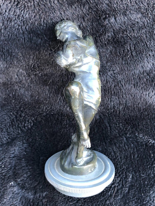 Tappo del radiatore in bronzo di Max Le Verrier - Art Déco