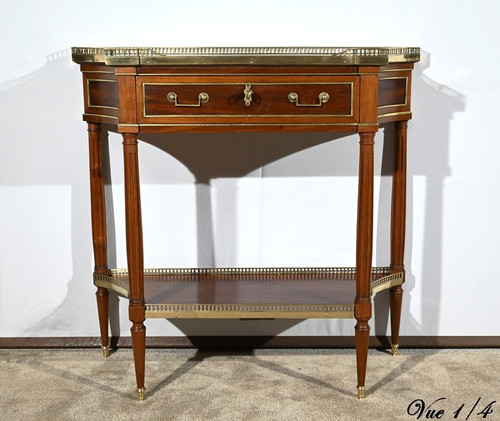 Piccola console in mogano, periodo Luigi XVI - Fine XVIII secolo