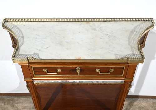 Piccola console in mogano, periodo Luigi XVI - Fine XVIII secolo