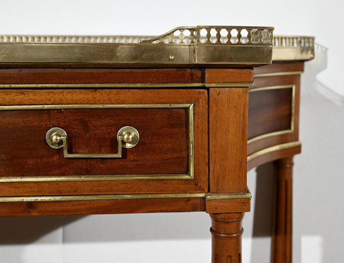 Piccola console in mogano, periodo Luigi XVI - Fine XVIII secolo