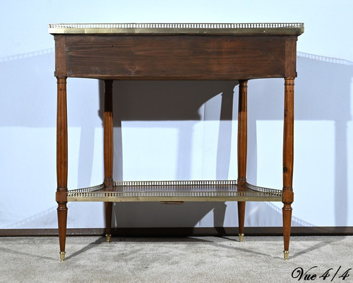 Piccola console in mogano, periodo Luigi XVI - Fine XVIII secolo