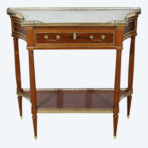 Piccola console in mogano, periodo Luigi XVI - Fine XVIII secolo