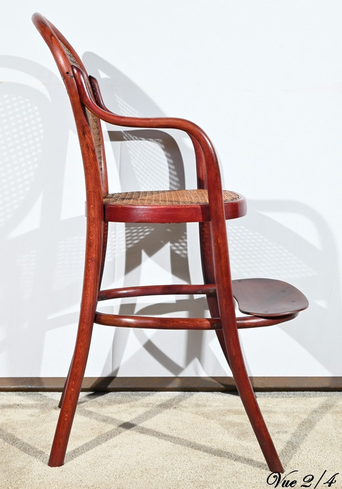 Seggiolone in faggio n°12303, timbro Thonet - Inizio XX secolo
