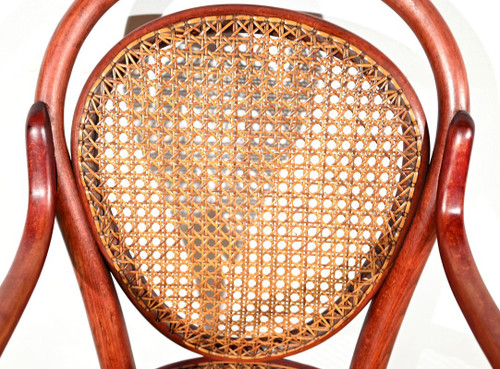 Seggiolone in faggio n°12303, timbro Thonet - Inizio XX secolo