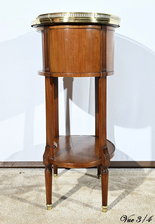 Petite Table Tambour en Acajou, style Louis XVI – Début XXe