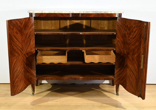 Credenza in palissandro e legno di palissandro, stile Luigi XV - Inizio XX secolo