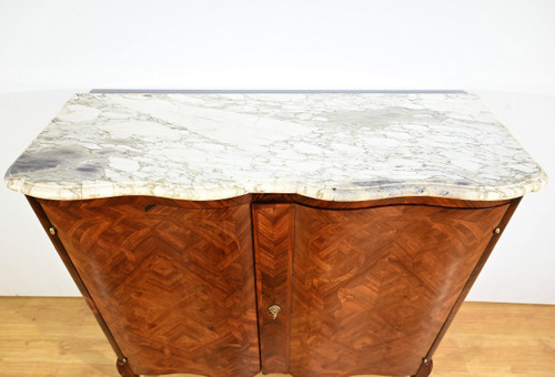 Credenza in palissandro e legno di palissandro, stile Luigi XV - Inizio XX secolo