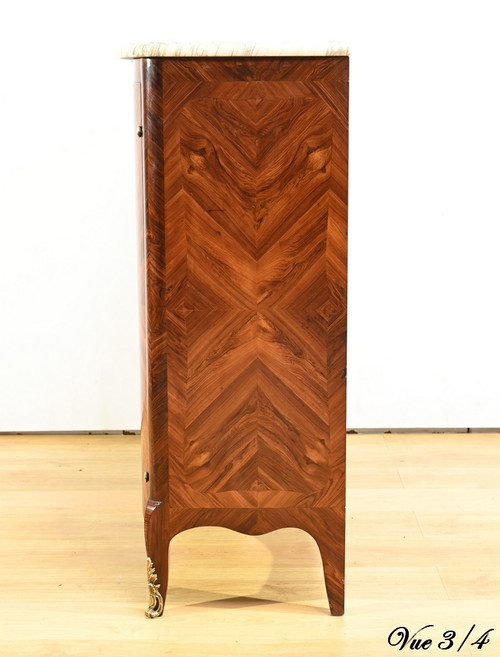 Credenza in palissandro e legno di palissandro, stile Luigi XV - Inizio XX secolo