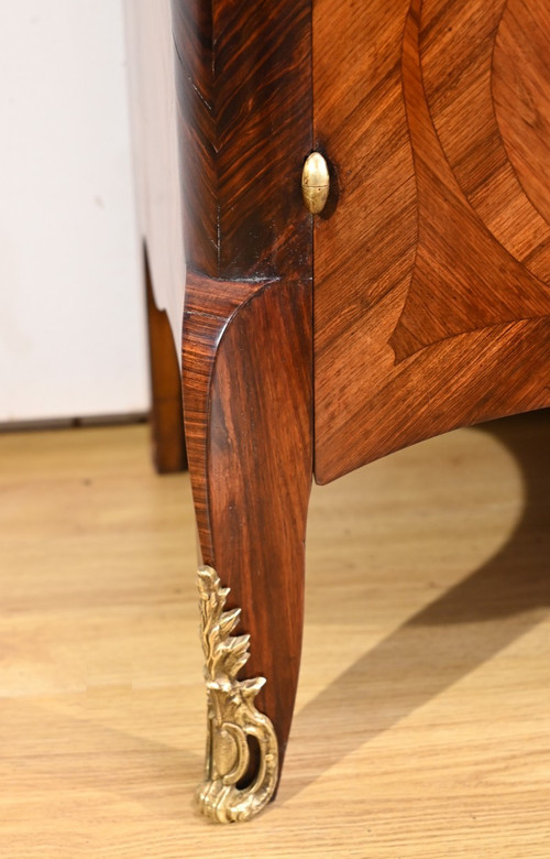 Credenza in palissandro e legno di palissandro, stile Luigi XV - Inizio XX secolo