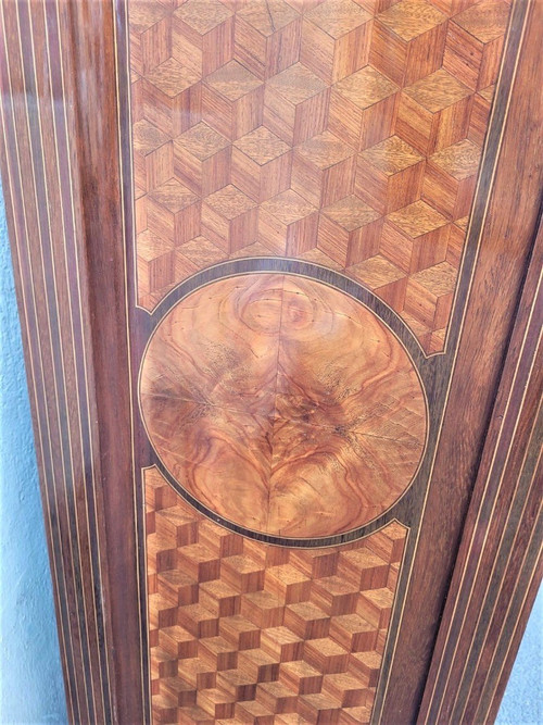 *Offre spéciale  *Grande Secretaire con ribalta in intarsio, fine XIX secolo