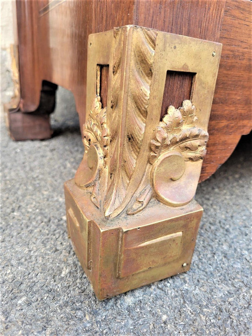 *Offre spéciale  *Grande Secretaire con ribalta in intarsio, fine XIX secolo