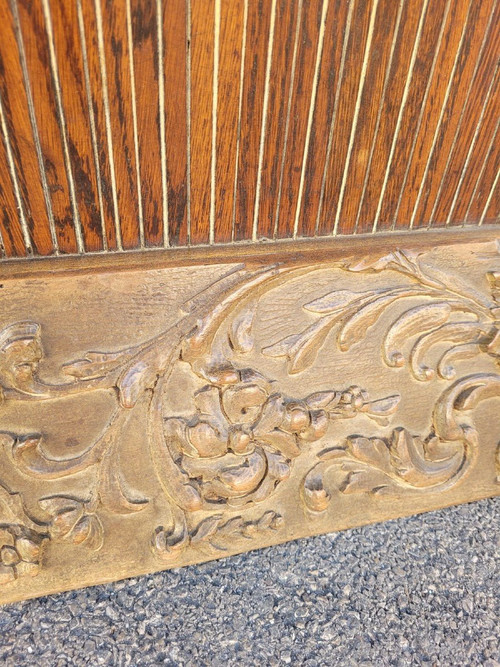 *Offre spéciale*Table Basse En Bois Et Verre églomisé, Art Déco, XXème Siècle