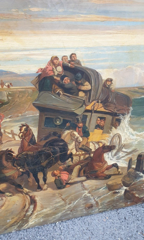Der Sturm, Öl auf Leinwand, 19. Jahrhundert
