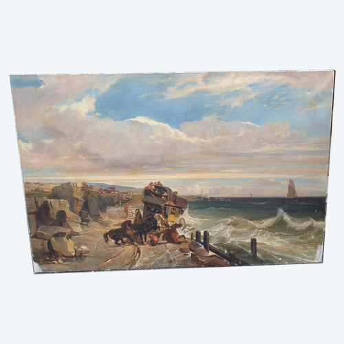 Der Sturm, Öl auf Leinwand, 19. Jahrhundert