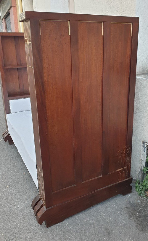 *special offer* Large Jungendstil Bench, Center, Late 19th Early 20th Century