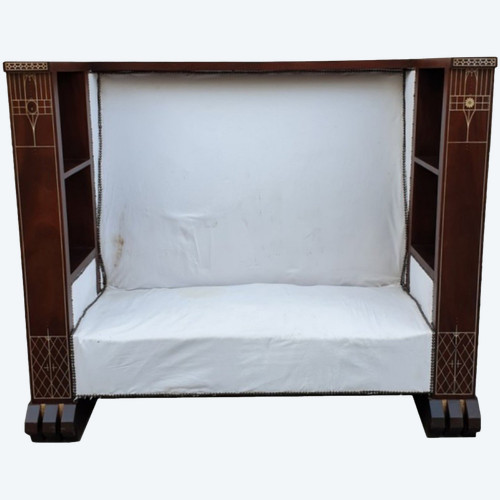 *special offer* Large Jungendstil Bench, Center, Late 19th Early 20th Century