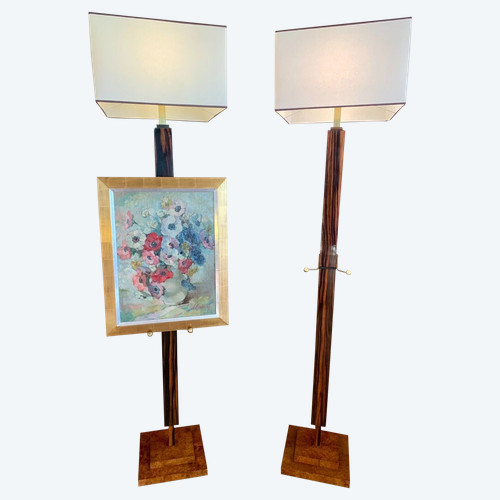 Pair of Art Deco easel lights