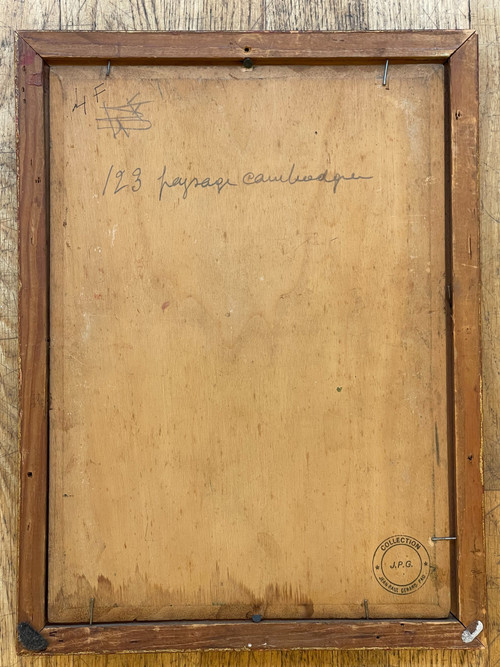  LAFUGIE Léa (1890-1972), portrait d’une jeune Cambodgienne