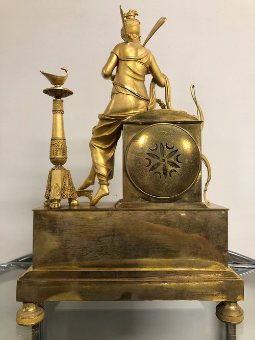 Gilt Bronze Pendulum Empire Restoration