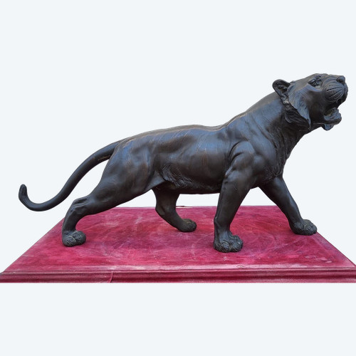 Tigre, Bronzo Giappone, Era Meiji, XIX secolo