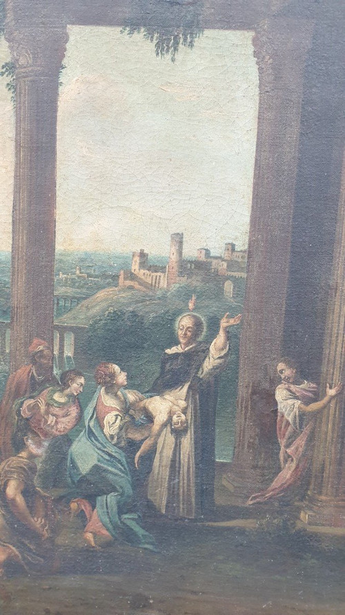 Miracles De Saint Vincent Ferrer, Ecole XVIIIème Siècle