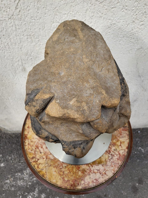 Scultura con testa in pietra, Regno Unito, XVII secolo
