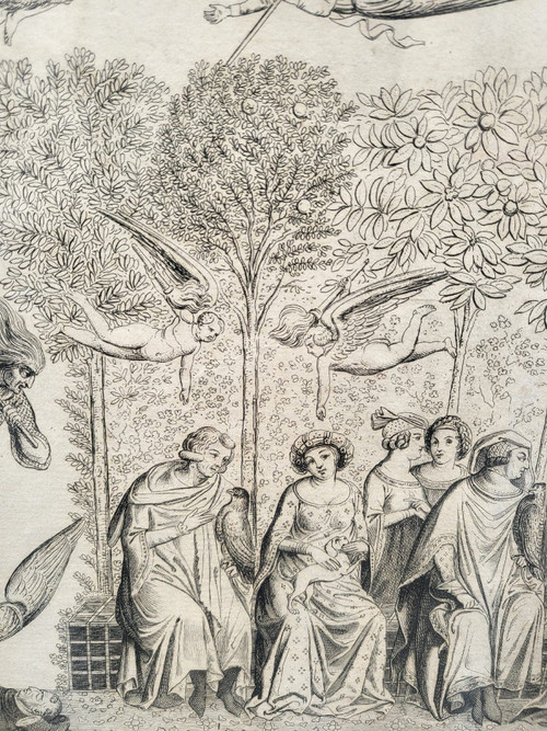 Suite Of 3 Engravings, Camisanto de Pisa, Lasinio and Molini Landi & Cie, Empire period