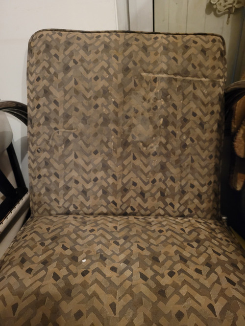 *Special offer *Ralph Lauren, Pair Of Large Chrome Armchairs, 20th Century