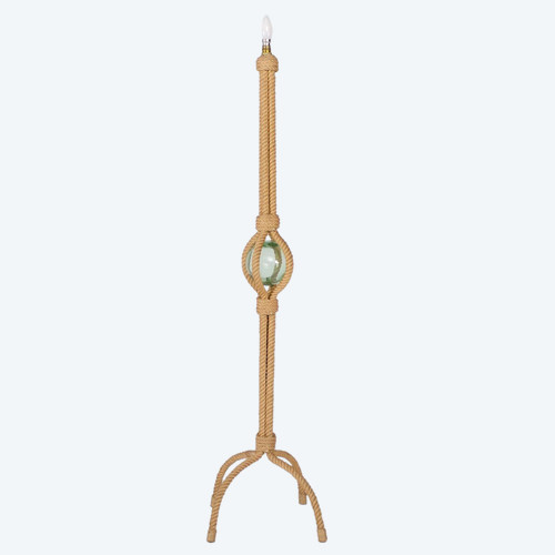 Audoux-Minet rope floor lamp.