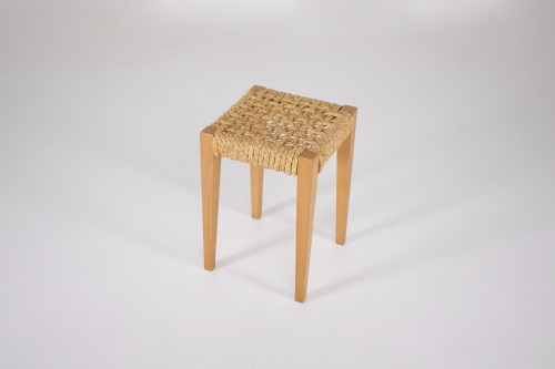 Sgabello in corda Audoux-Minet