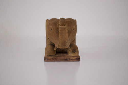 Elefante intagliato, Birmania