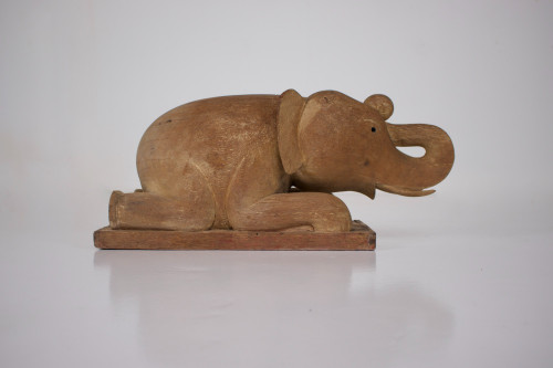 Elefante intagliato, Birmania