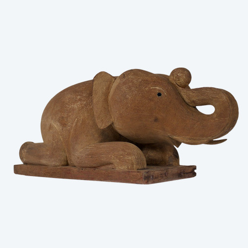 Elefante intagliato, Birmania