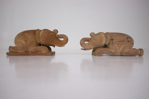 Geschnitzter Elefant, Birma.