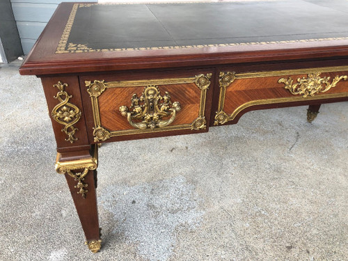 Bureau Plat style Louis XIV  Napoléon III Fabrication Krieger Faubourg Saint Antoine  Vers 1850