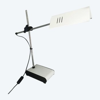  1970 Superb original vintage white table lamp from the years