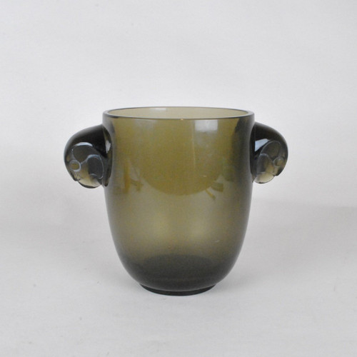 R Lalique, Vase Albert Ou Aux 'têtes De Faucons', Art Nouveau, 20th century