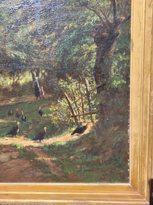 Ecole De Barbizon, Paysage De Sous-bois, XIXème Siècle