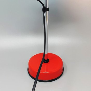 Superb 1970s red table lamp by Veneta Lumi