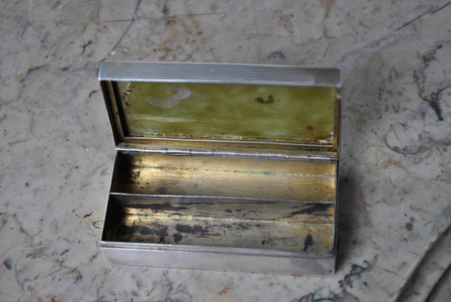 Scatola in Argento Smaltato
