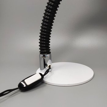 Stunning white Eyeball table lamp from the 1970s by Reggiani.