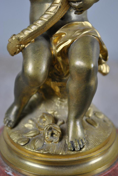 *special offer*2 candelabri in bronzo per bambini