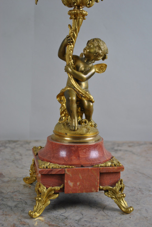 *special offer*2 candelabri in bronzo per bambini