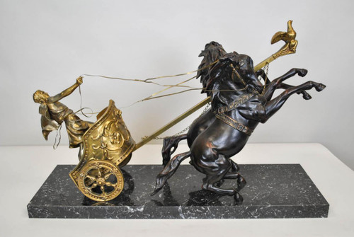 Carro romano, Domenech Pfeffer, scultura della fine del XIX secolo