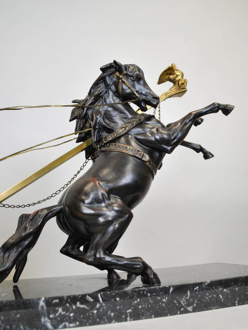 Carro romano, Domenech Pfeffer, scultura della fine del XIX secolo