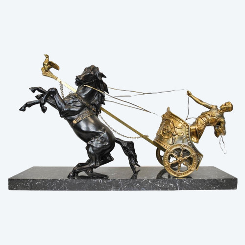 Carro romano, Domenech Pfeffer, scultura della fine del XIX secolo